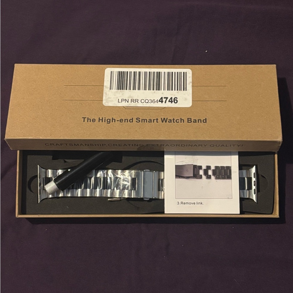 42mm Silver Smart Watch Band